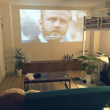 プロジェクターのある生活 プロジェクターのある部屋 プロジェクター 8畳ワンルーム 1r 一人暮らし などのインテリア実例 2019 09 17 22 34 25 roomclip ルームクリップ インテリア 8畳 インテリア インテリア 収納