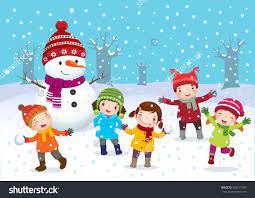 The atmosphere during winter season changes drastically compared to other seasons as. Illustration Of Kids Playing Outdoors In Winter 338317280 Winter Activities For Kids Kids Outdoor Play Art Drawings For Kids