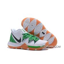 nike kyrie 5 celtics pe white green latest