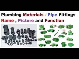 Plumbing material names with images. Plumbing Materials Pipe Fittings Name Picture And Function Youtube
