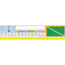 modern cursive chart