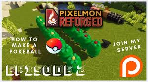 The image below shows you the recipe. Pixelmon Reforged 2 Making Pokeballs Pokemon In Minecraft Youtube