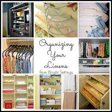 Table Linen Storage Household Organization Organization