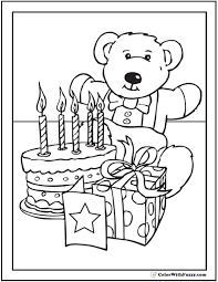 Birthday Card Coloring Page Pdf 55 Birthday Coloring Pages Printable And Customizable Happy Birthday Coloring Pages Birthday Coloring Pages Happy Birthday Mommy