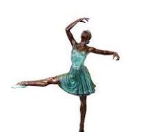 Amazon.com: Kunst & Ambiente - Escultura de bronce grande ...
