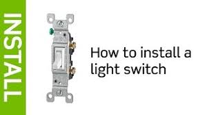 Symbols that represent the elements in the circuit, as well as lines that stand for the connections in between them. Leviton Presents How To Install A Light Switch Youtube