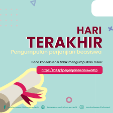See more of beasiswa lpdp 2020 on facebook. Konsekuensi Tidak Mengumpulkan Perjanjian Beasiswa Kemahasiswaan It Telkom