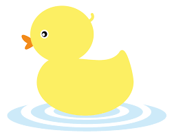Black And Yellow Cartoon Duck This Cute Yellow Duckling Clip Art Is Great For Use On Whatever Project Of Yours That Requires An Image Of A Duckl Chicken Clip Art Baby Ducks Baby Shower Duck