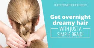 A great style that is left long and style down. Why You Should Braid Hair Overnight