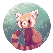 A Little Red Panda Doodle 3 Thought It Would Be Cute To Experiment With The Multiple Image Thin Cute Kawaii Drawings Baby Animal Drawings Cute Animal Drawings