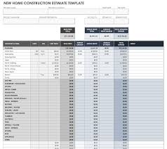 Use the figures in this division when estimating the cost of Free Construction Estimate Templates Smartsheet