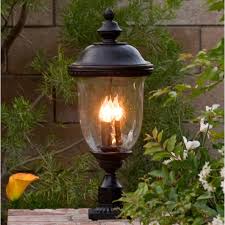 10 benefits of 3 light pole lamp warisan lighting. Maxim Aluminium Shade Carriage House Dc 3 Light Outdoor Pole Post Mount Overstock 9956967