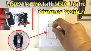 If you were to follow this, then lights for an 8 foot ceiling would be spaced 4 feet apart. How To Install Led Light Dimmer Switch In Your Home Youtube