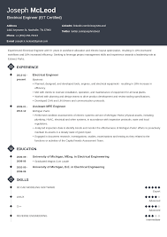 Download best resume formats in word and use professional quality fresher resume. Electrical Engineering Resume Template For An Engineer Tips
