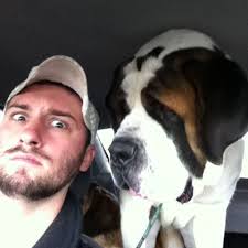 Our new 8 week old Saint Bernard puppy meeting our 180 lb. grown up : r/aww