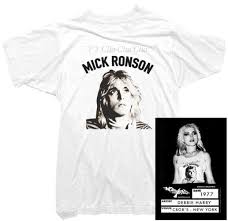 Blondie T Shirt Worn By Debbie Harry Mick Ronson Tee Worn Free