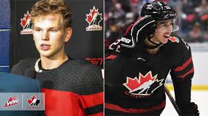 Get the latest about team canada and the 2021 world juniors, as well as extensive coverage of the national junior team sport chek selection camp. Byram And Cozens To Take Turns Wearing Canada S C For 2021 World Juniors Chl