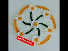 Firfirli Yuvarlak Lif Modeli Sevilay Uysal Tasarimi Youtube Pot Holders Model Youtube