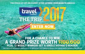 Travel Channel The Trip 2017 Enter For Your Chance To Win A 100 000 Trip From Miami To Jamaica Trip Travel Channel Travel
