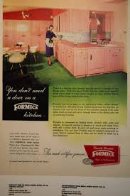 Mixers, mixer accessories, kitchen gadgets, meat slicers 1950 S Formica Kitchen Ad