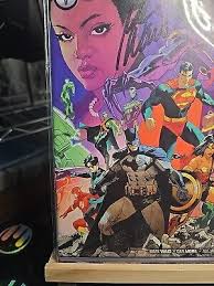 ABSOLUTE POWER 1 SIGNED BY MARK WAID ART BY DAN MORA 2024 COA .