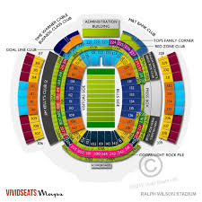 Ralph Wilson Stadium Seating Diagram