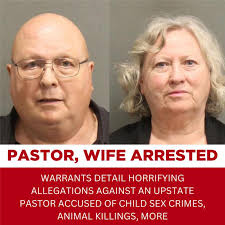 ICYMI: The pastor and his wife reportedly adopted numerous children over  the years. Details >>  foxcarolina.com/2025/05/27/warrants-upstate-pastor-wife-accused-child-sex-crimes-located-grand-ole-opry-tn/