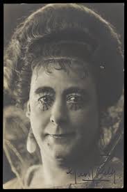 George Robey with sunbeam eye make-up.