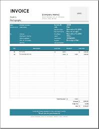 Photography invoice can vary in many ways from one invoice to another, but the basics are what we have told you, don't wander away from these basics and you will do well. Photography Invoice Sample Excel Template Word Excel Templates