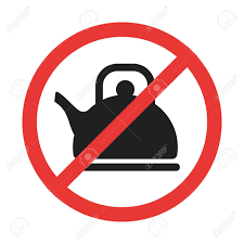 A red circle with a white horizontal line means no entry. No Teapot Prohobition Sign With The Line Through Red Circle Meaning No Russians Area Glyth Icon Good Allegory And Outdoor Sign Royalty Free Cliparts Vectors And Stock Illustration Image 66284946