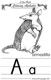 Get the markers out and make an average day a little more magical (for free!) by printing out a few of our favorite fairy, rainbow, and baby unicorn coloring pages. Coloring Alphabet Traditional Armadillo Coloring Pages Printable