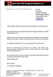 Ihre bank vor ort hilft ihnen gerne weiter. Sport Club 1927 Bergisch Gladbach E V Facebook
