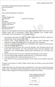 Contoh Surat Lamaran Cpns Pendidikan Tanggal Pengikut