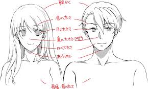 イケメン 理想のイケメンが描ける 顔 体格のポイント キャラクター イラスト マンガ描き方ナビ アニメの描き方 描画チュートリアル 輪郭 描き方