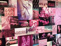 Pattern shared by on we heart it. Amazon Com Room Decor For Bedroom Aesthetic Pink Wall Collage Kit Covers 15 Square Feet Contains 6 Posters And 54 4x6 Inch Images Posters For Room Aesthetic Teen Girl Room Decor Handmade