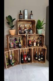 6er Paket Geflammte Obstkisten Weinkisten Sale 25 Etsy Diy Home Bar Pallet Bar Diy Bars For Home