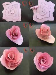 Simple paper flower tutorial (diy). Flower Twisting Craft Tutorial For A Quick And Easy Craft Quick And Easy Crafts Flower Crafts Paper Flowers Diy