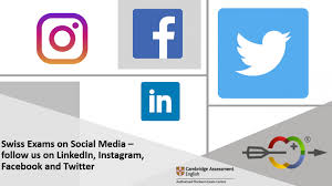 Последние твиты от instagram (@instagram). Swiss Exams On Social Media Follow Us On Linkedin Instagram Facebook And Twitter