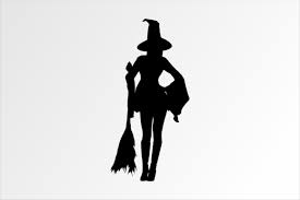 Download Witch Silhouette Svg Graphic By Ap Creative Fabrica SVG Cut Files