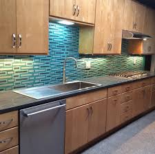 Custom Colored Grout For A Special Kitchen Utilized A Glass Mosaic Tile The Unsanded Tile Grout Was Matched To Valspar 5005 10a Grout360 Valspar Backsplash In 2020