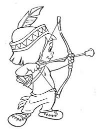 Indio Para Colorir Blog Ana Giovanna