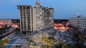 The collapse of the side of the building in surfside, miami, was described as 'like an earthquake' by locals. Aujetql1ld5afm