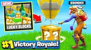 I recommend swinging by happy hamlet. New Lucky Blocks Gamemode In Fortnite Battle Royale Playground Mode V2 Youtube