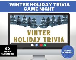 Trivia questions & games holiday trivia. Holiday Trivia Etsy
