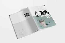 Simple edit with smart layers. Us Letter Size Magazine Mockups Back Cover Design Front Cover Designs Magazine Mockup