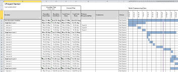 Excel Project Management Template With Gantt Schedule