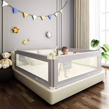 Child safety bed rails portable. Amazon Com Bed Rails For Toddlers Baby Bed Rail Guard With Double Lock Extra Long Vertical Lifting Guardrail For King Queen Mattress 78 1 Side Only Kitchen Dining