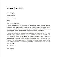 Though if you are applying to some hip, modern company you can replace. Free 7 Sample Nursing Cover Letter Templates In Pdf