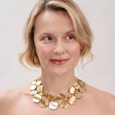 Krótki naszyjnik typu kolia z kolekcji Rundo RN156-1