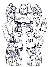 Classic Megatron Coloring Page Netart